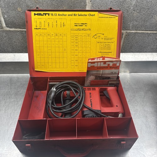 Hilti te12 rotary hammer - hammer, drill